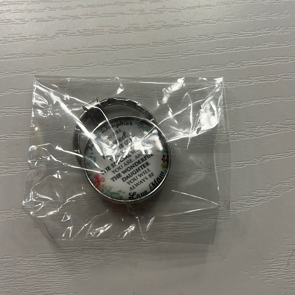 To my daughter key chain. Perfect gift for daughter